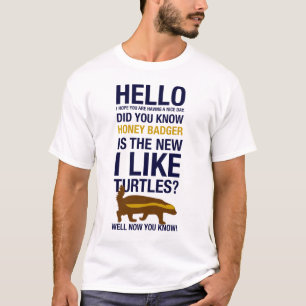 honingbadger t-shirt