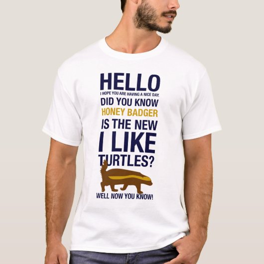 honingbadger t-shirt (Voorkant)