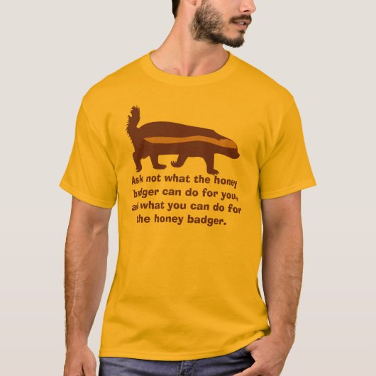 honingbadger t-shirt (Voorkant)