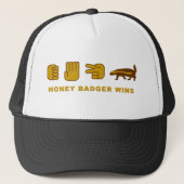 honingbadger wint trucker pet (Voorkant)