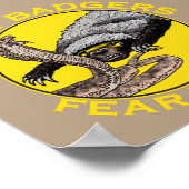 Honingbadgers vrezen geen boze gele kunst voor die poster (Hoek)