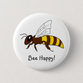 Honingbee Button (Voorkant)