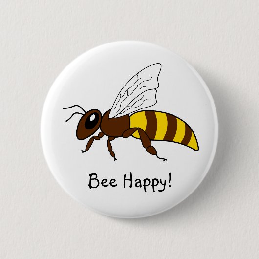 Honingbee Button (Voorkant)
