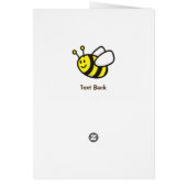 Honingbee Cartoon (Achterkant)