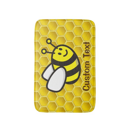 Honingbee Cartoon Badmat (Voorkant Verticaal)