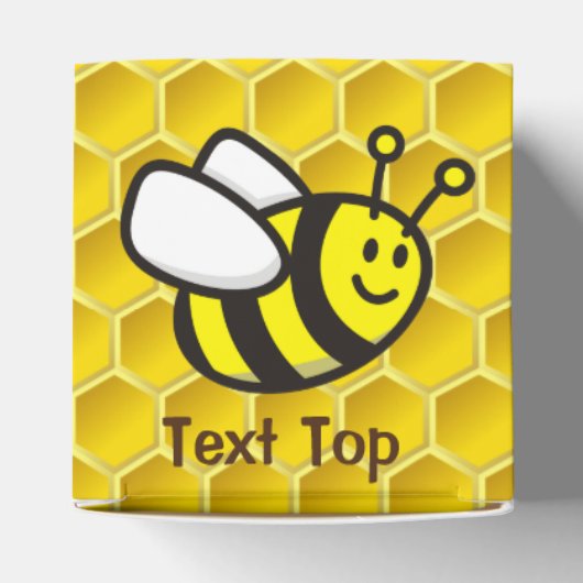 Honingbee Cartoon Bedankdoosjes (Bovenkant)