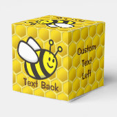 Honingbee Cartoon Bedankdoosjes (Achterkant)