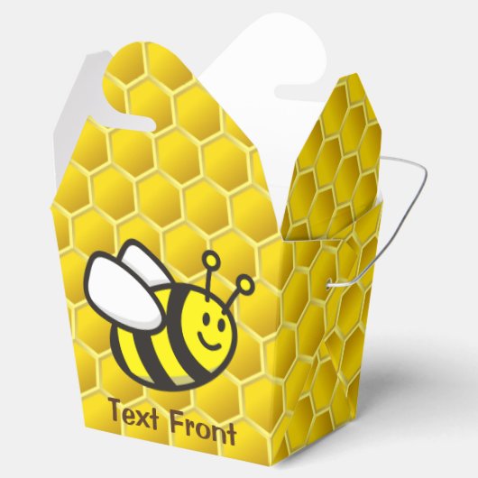 Honingbee Cartoon Bedankdoosjes (Geopend)