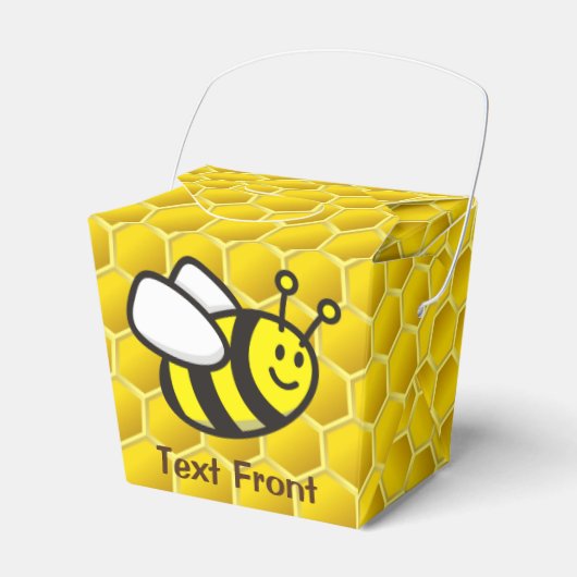 Honingbee Cartoon Bedankdoosjes (Voorkant Zijde)