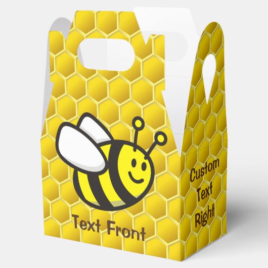 Honingbee Cartoon Bedankdoosjes (Geopend)