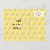 Honingbee cartoon briefkaart (Achterkant)