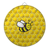Honingbee Cartoon Dartbord (Voorkant)