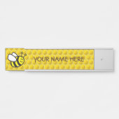 Honingbee Cartoon Deurbordje (Voorkant)