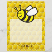 Honingbee Cartoon Flyer (Achterkant)