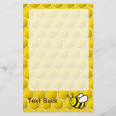 Honingbee Cartoon Flyer (Achterkant)