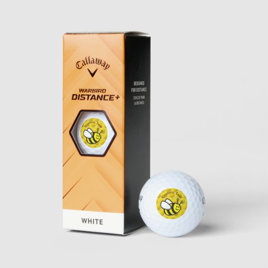 Honingbee Cartoon Golfballen (Verpakking)