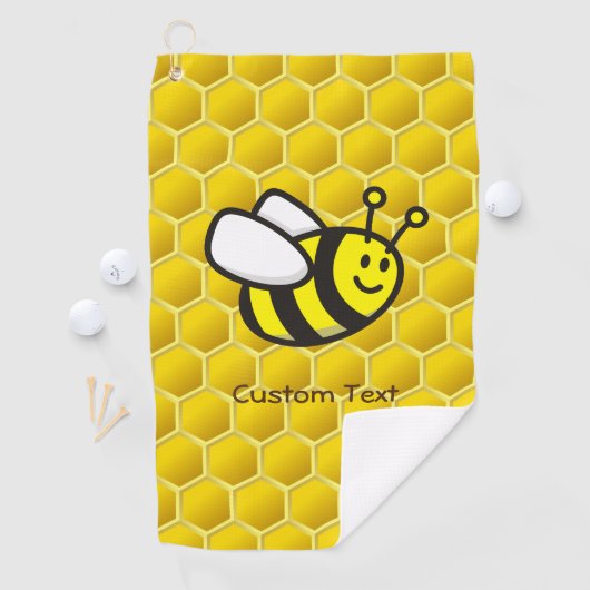 Honingbee Cartoon Golfhanddoek (Insitu)