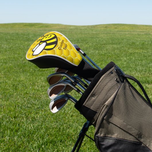 Honingbee Cartoon Golfheadcover (Insitu)