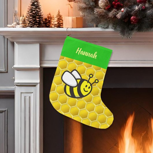 Honingbee Cartoon Grote Kerstsok