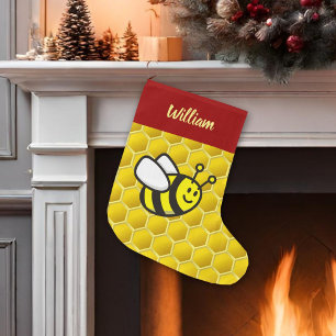 Honingbee Cartoon Grote Kerstsok