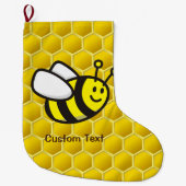 Honingbee Cartoon Grote Kerstsok (Voorkant)