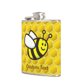 Honingbee cartoon heupfles (Links)