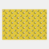 Honingbee Cartoon Inpakpapier Vel (Voorkant)