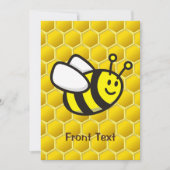 Honingbee Cartoon Kaart (Voorkant)