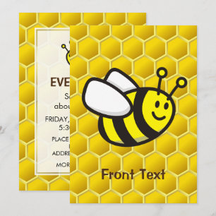 Honingbee Cartoon Kaart