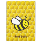 Honingbee Cartoon Klembord (Achterkant)