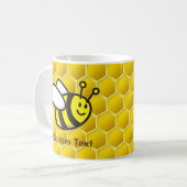 Honingbee Cartoon Koffiemok (Voorkant links)