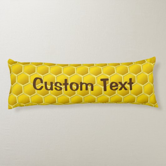 Honingbee Cartoon Lichaamskussen (Achterkant)