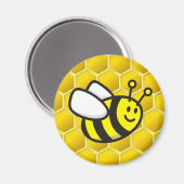 Honingbee Cartoon Magneet (Voorkant / Achterkant)