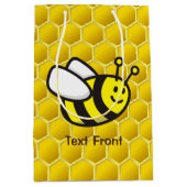Honingbee Cartoon Medium Cadeauzakje (Voorkant)
