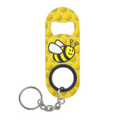 Honingbee Cartoon Mini Flessenopener (Voorkant)