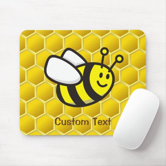 Honingbee cartoon muismat (Met muis)