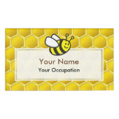 Honingbee Cartoon Naambadge (Voorkant)