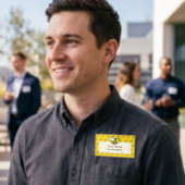 Honingbee Cartoon Naambadge