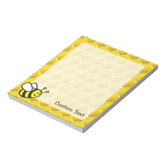 Honingbee Cartoon Notitieblok (Linkerzijde)