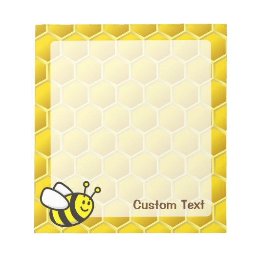 Honingbee Cartoon Notitieblok (Voorkant)