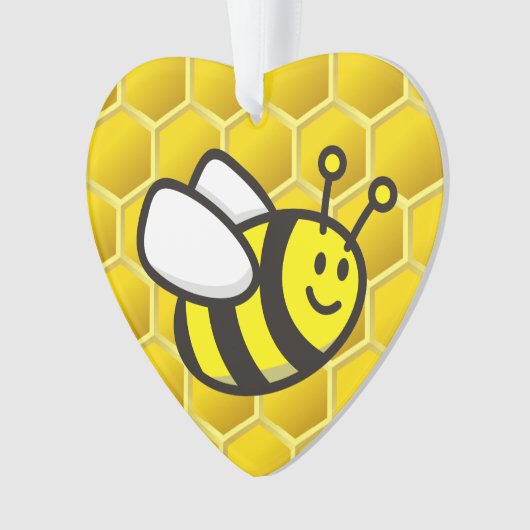 Honingbee Cartoon Ornament (voorkant)