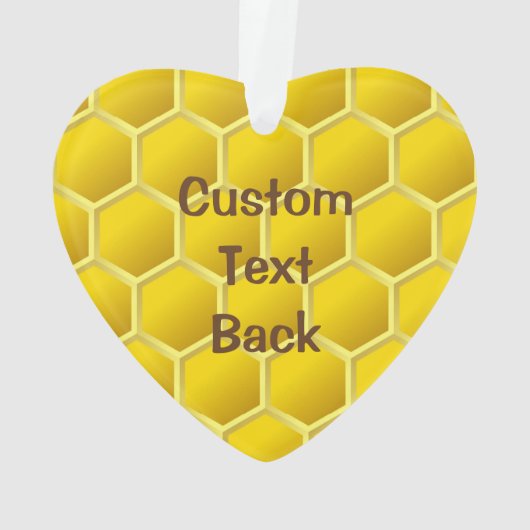 Honingbee Cartoon Ornament (achterkant)