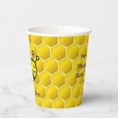 Honingbee Cartoon Papieren Bekers (Links)