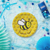 Honingbee Cartoon Papieren Bordje (Feest)