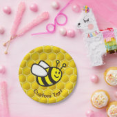 Honingbee Cartoon Papieren Bordje (Feest)