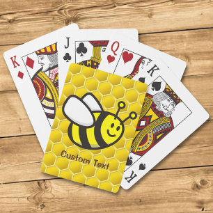 Honingbee Cartoon Pokerkaarten