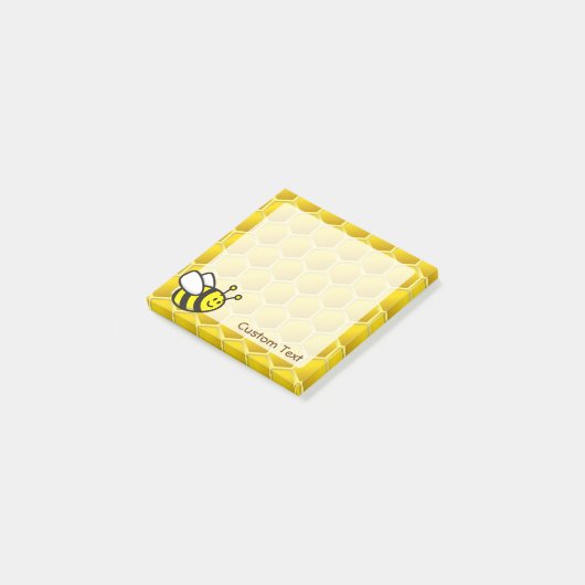 Honingbee Cartoon Post-it® Notes (Schuin)