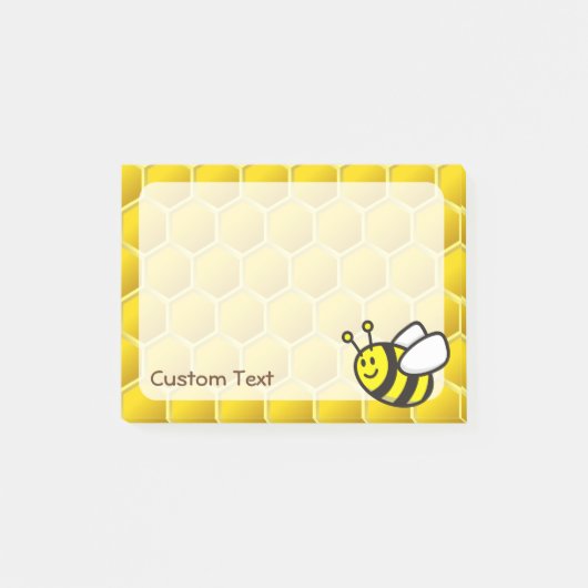 Honingbee Cartoon Post-it® Notes (Voorkant)