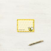 Honingbee Cartoon Post-it® Notes (Op bureau)