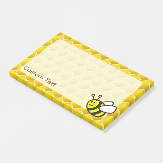 Honingbee Cartoon Post-it® Notes (Schuin)
